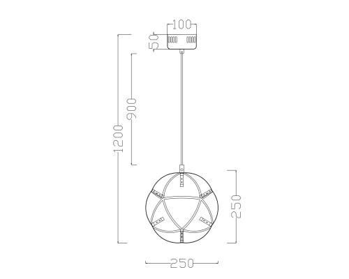 Подвесной светильник Freya FR5099PL-L6CH