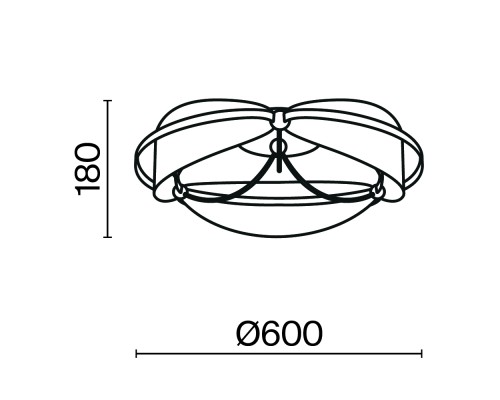 Потолочный светильник Maytoni MOD281CL-L45BS3K