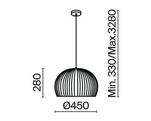 Подвесной светильник Maytoni MOD195PL-01W1