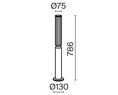 Ландшафтный светильник Outdoor O593FL-L12GF3K