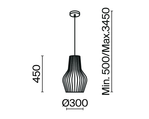 Подвесной светильник Maytoni MOD191PL-01W1