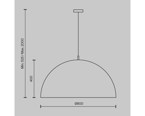 Подвесной светильник Maytoni MOD169PL-05GR1
