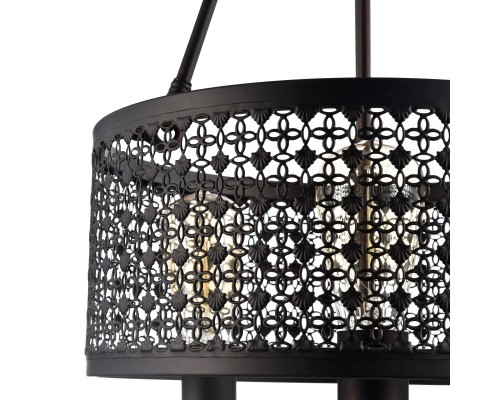 Подвесная люстра Freya Conte FR4166-PL-03C-BL коричневый