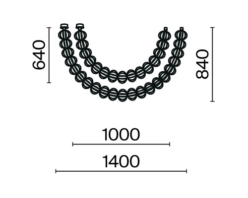 Подвесной светильник Maytoni MOD216PL-L42G3K