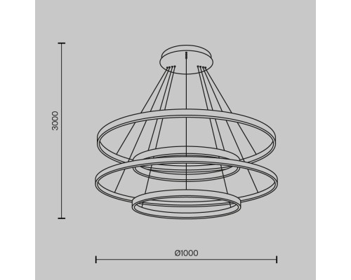 Подвесной светильник Maytoni MOD058PL-L174BK