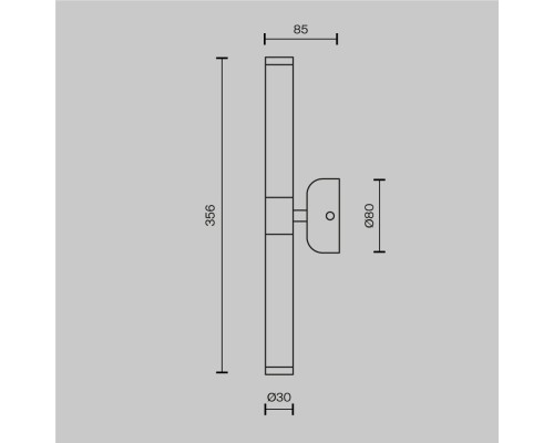 Настенный светильник (бра) Maytoni MOD106WL-L10G3K