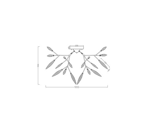 Потолочный светильник Freya FR5067CL-27B