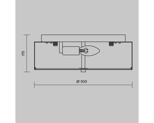 Потолочный светильник Maytoni MOD096CL-05G