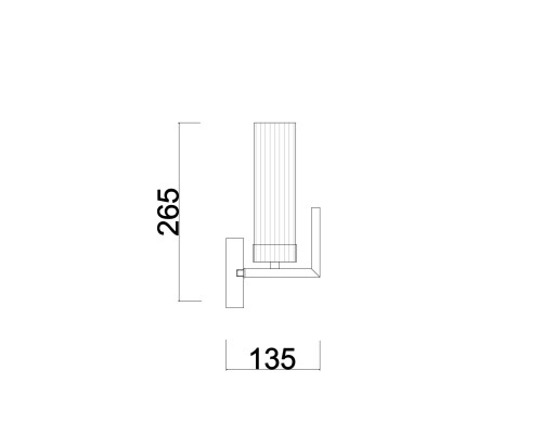Настенный светильник (бра) Freya FR5214WL-01CH