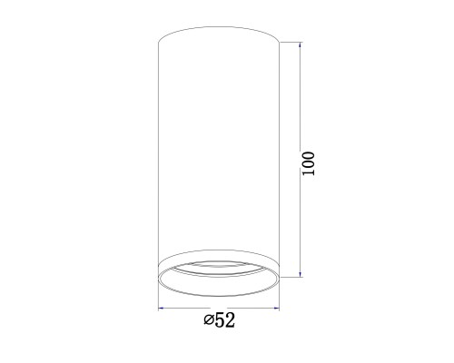 Потолочный светильник Technical C052CL-01BS