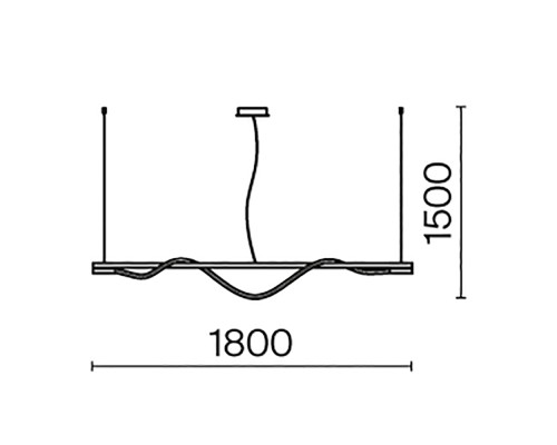 Подвесной светильник Maytoni MOD166PL-L20G3K