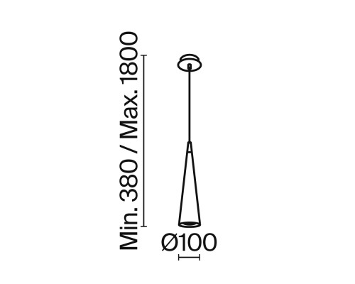 Подвесной светильник Technical P318-PL-01-W