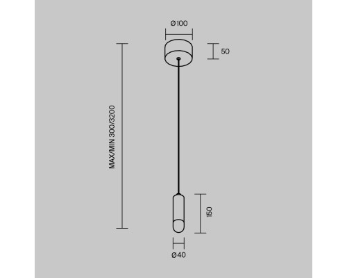 Подвесной светильник Maytoni MOD534PL-L4B3K1