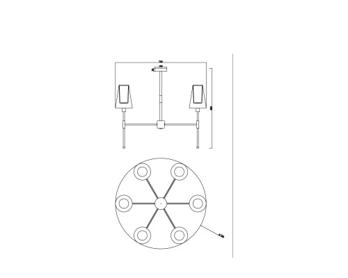 Люстра Freya FR5196PL-06BBS