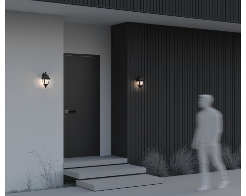 Настенный светильник (бра) Outdoor O003WL-01B