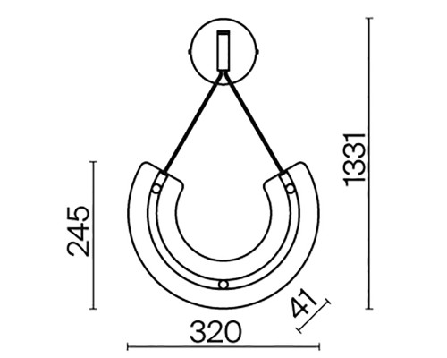 Настенный светильник (бра) Maytoni P091WL-L18G3K