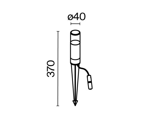 Ландшафтный светильник Outdoor O437FL-01GF