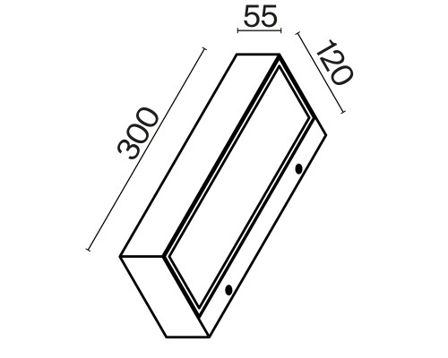 Настенный светильник (бра) Outdoor O428WL-L20GF3K
