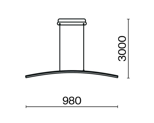 Подвесной светильник Maytoni MOD243PL-L18BSK
