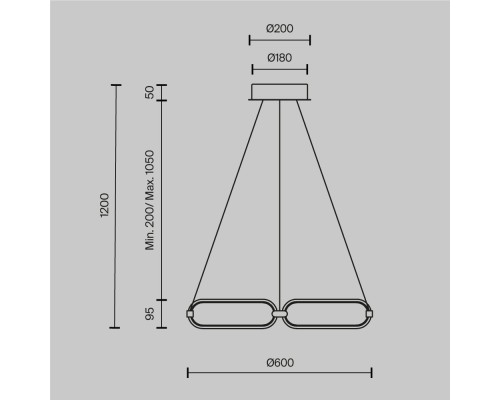 Подвесной светильник Maytoni MOD017PL-L50N