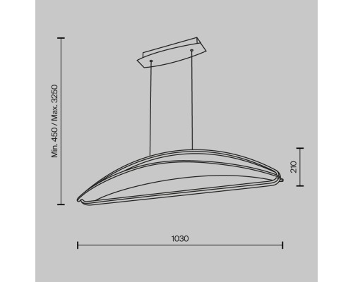 Подвесной светильник Maytoni MOD281PL-L34BS3K