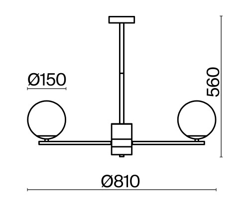 Подвесной светильник Freya FR5230PL-08BS