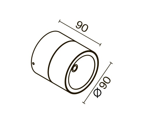 Потолочный светильник Outdoor O310CL-L7W3K
