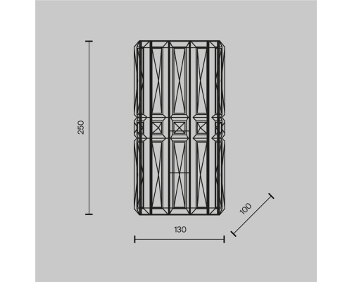 Настенный светильник (бра) Maytoni MOD094WL-01G