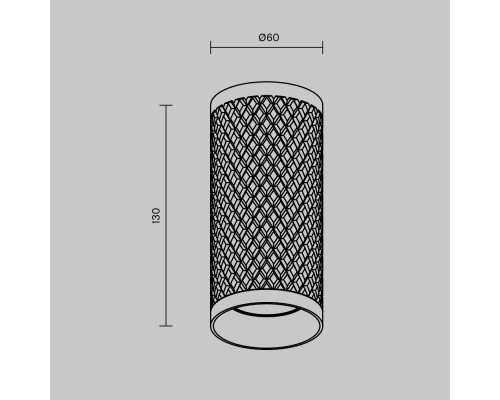 Потолочный светильник Technical C036CL-01G