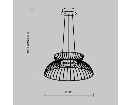 Подвесной светильник Freya FR5398PL-L6B