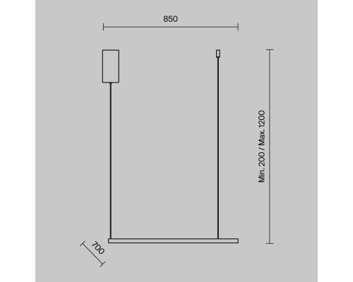 Подвесной светильник Maytoni MOD072PL-L36B3K