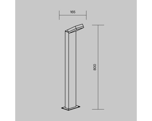 Ландшафтный светильник Outdoor O595FL-L12B3K
