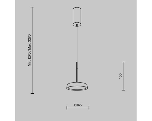 Подвесной светильник Maytoni MOD041PL-L15WG3K