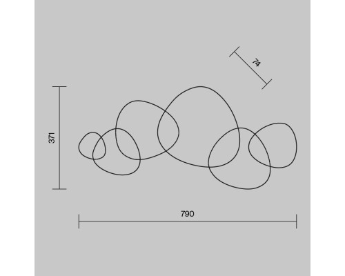 Настенный светильник (бра) Maytoni MOD314WL-L13G3K