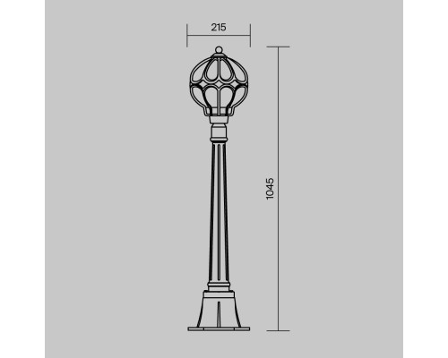 Ландшафтный светильник Outdoor O023FL-01G