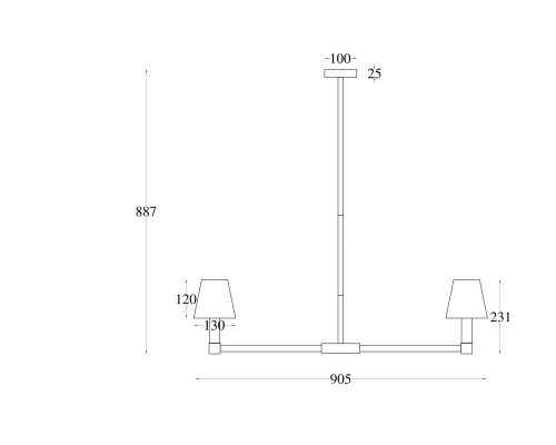 Подвесной светильник Maytoni MOD104PL-09B