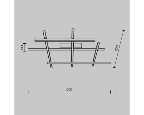 Потолочный светильник Maytoni MOD278CL-L50G3K