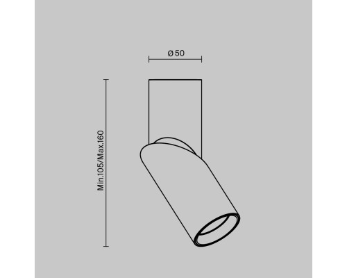 Потолочный светильник Technical C027CL-L10B