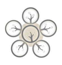 Потолочный светильник Freya FR10017CL-L92W