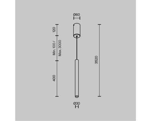 Подвесной светильник Maytoni MOD159PL-L6GK