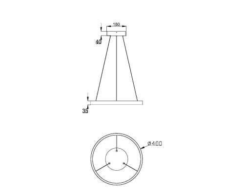 Подвесной светильник Maytoni MOD058PL-L22BS3K
