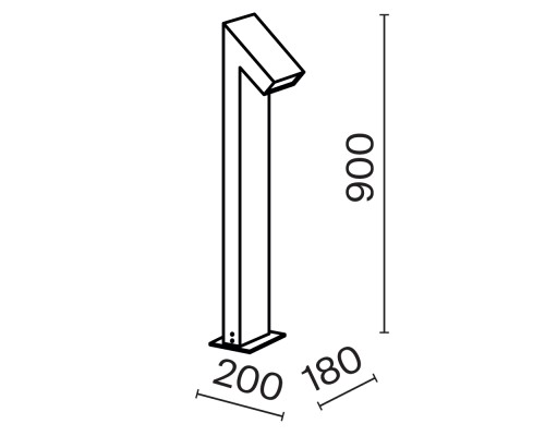 Ландшафтный светильник Outdoor O592FL-L15GF3K
