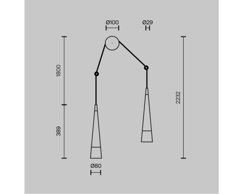 Настенный светильник (бра) Maytoni P090WL-L24CH3K