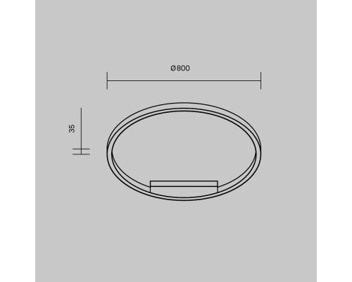 Потолочный светильник Maytoni MOD058CL-L50WK