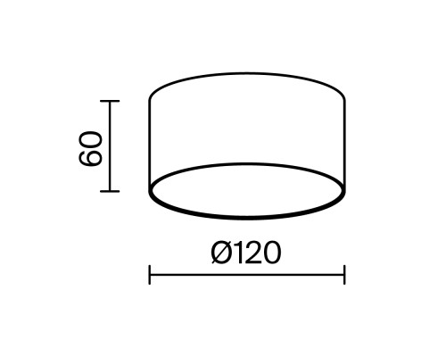 Потолочный светильник Technical C032CL-12W3K-RD-MG