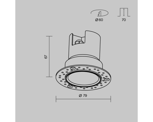 Потолочный светильник Outdoor O501DL-L5W3K