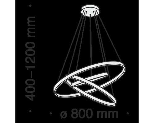 Подвесной светильник Maytoni MOD058PL-L100BS4K