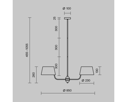 Подвесной светильник Maytoni MOD360PL-06BS