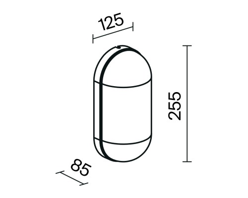 Настенный светильник (бра) Outdoor O449WL-01GF