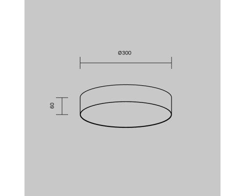 Потолочный светильник Technical C032CL-36W3K-RD-B